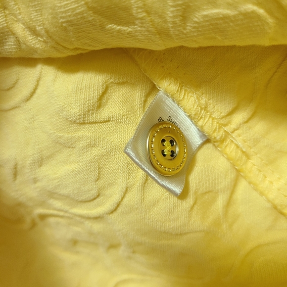 Christopher & Banks Jacket Women's‎ Size M Yellow Design Accents Y2K - Picture 8 of 15